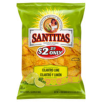 Santitas Tortilla Chips, Cilantro Lime