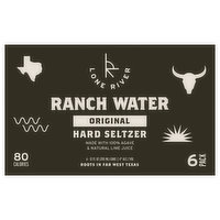Ranch Water Hard Seltzer, Original, 6 Pack - 6 Each