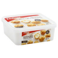 Delizza Puffs, Belgian Cream, Mini - 30 Each