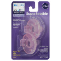 Philips Pacifier, 3-18 Months - 2 Each 