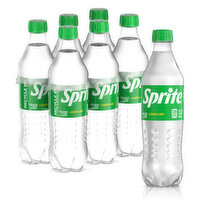 Sprite Lemon Lime Soda Soft Drinks, 16.9 fl oz, 6 Ct - 6 Each 