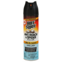 Hot Shot Ant, Roach & Spider Killer, Crisp Linen Scent - 17.5 Ounce 