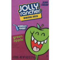 Jolly Rancher Drink Mix, Sugar Free, Green Apple - 6 Each 