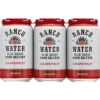 Ranch Water Hard Seltzer, Grapefruit, Blue Agave - 6 Each