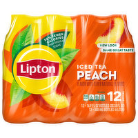 Lipton Lipton Iced Tea Peach Flavor 16.9 Fl Oz 12 Count Bottle - 12 Each 