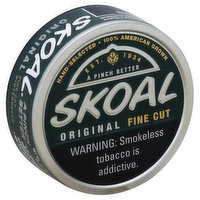 Skoal Smokeless Tobacco, Original, Fine Cut - 1.2 Ounce 