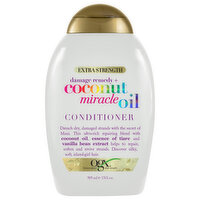 Ogx Conditioner, Extra Strength, Damage Remedy + Coconut Miracle Oil - 13 Fluid ounce 