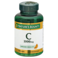 Natures Bounty Vitamin C, 1000 mg, Caplets - 100 Each