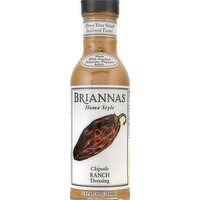 Briannas Dressing, Chipotle Ranch, Home Style - 12 Ounce 