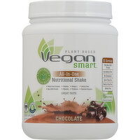 Vegan Smart Nutritional Shake, Chocolate, All-In-One - 24.3 Ounce 