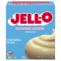 Jell-O Pudding & Pie Filling, Coconut Cream, Instant - 3.4 Ounce 