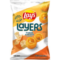Lay's Potato Snacks, Three Cheese Flavored - 4.75 Ounce 