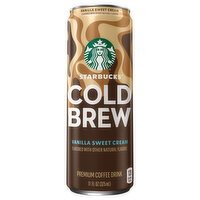 Starbucks Coffee Drink, Vanilla Sweet Cream, Premium, Cold Brew