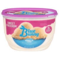 Blue Bunny Ice Cream, Reduced Fat, Vanilla, Sweet Freedom