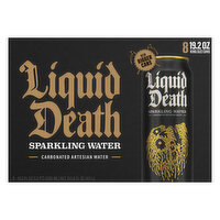 Liquid Death Sparkling Water, King Size Cans - 8 Each 