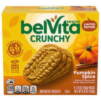 belVita belVita Pumpkin Spice Breakfast Biscuits, 5 Packs (4 Biscuits Per Pack) - 8.8 Ounce 
