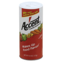 Accent All Natural Flavor Enhancer Seasoning 32 oz Less Sodium fish beef  chicken