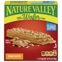 Nature Valley Wafer, Peanut Butter, Crispy Creamy - 5 Each 