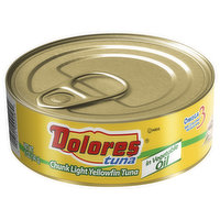 Dolores Yellowfin Tuna, Chunk Light, in Vegetable Oil - 5 Ounce 