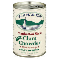 Bar Harbor Clam Chowder, Manhattan Style - 15 Ounce 