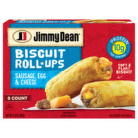 Jimmy Dean Biscuit Roll-Ups, Sausage, Egg & Cheese - 8 Each