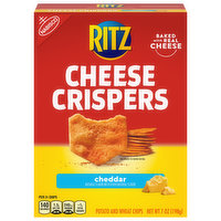 RITZ RITZ Cheese Crispers Cheddar Chips, 7 oz - 7 Ounce