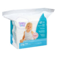 Tippy Toes Thick Quilted Wipes, Fragrance Free - 216 Each 