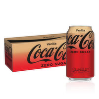 Coca-Cola Zero Sugar Coca- Cola Vanilla Zero Sugar Cans, 12 fl oz, 12 Ct - 12 Each 