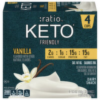 Ratio Dairy Snack, Keto Friendly, Vanilla