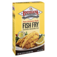 Louisiana Fish Fry Products Seafood Breading Mix, Fish Fry, New Orleans Style