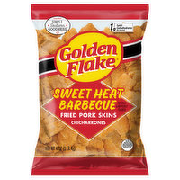 Golden Flake Chicharrones, Sweet Heat Barbecue - 4 Ounce 