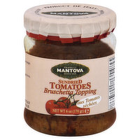 Fratelli Mantova Bruschetta Topping, Sundried Tomatoes - 6 Ounce 