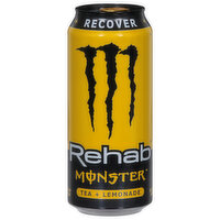 Monster Energy Drink, Tea + Lemonade, Rehab - 15.5 Fluid ounce 