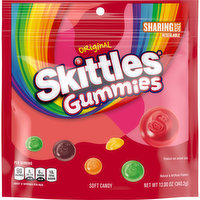 Skittles Soft Candy, Original, Gummies, Sharing Size - 12 Ounce 