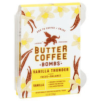 Butter Coffee Bombs Coffee, Vanilla Thunder - 5.3 Ounce 