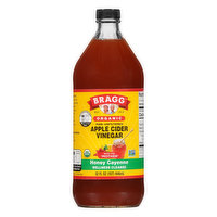 Bragg Apple Cider Vinegar, Organic, Honey Cayenne - 32 Ounce 