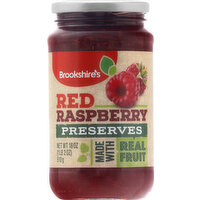 Brookshire's Preserves, Red Raspberry - 18 Ounce 