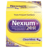 Nexium Acid Reducer, 24 Hr, 20 mg, Clear Minis, Capsules - 14 Each 