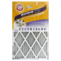 Arm & Hammer Air Filter, Maximum Allergen 16000, 16 x 25 x 1 - 1 Each 