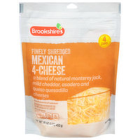 Brookshire's Finely Shredded Mexican 4-Cheese - 16 Ounce 