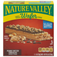 Nature Valley Wafer Bars, Peanut Butter Chocolate, Crispy Creamy - 5 Each 