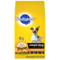 Pedigree Food for Dogs, Roasted Chicken, Rice & Vegetable Flavor, Small Dog Complete Nutrition, Adult - 3.5 Pound