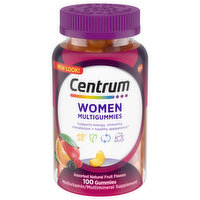 Centrum Multigummies, Women, Assorted Natural Fruit Flavors - 100 Each 