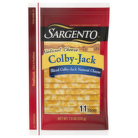 Sargento Cheese Slices, Natural, Colby-Jack - 11 Each 