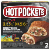 Hot Pockets Sandwich, Smokey Green Chili Cheesesteak, 2 Pack - 2 Each 