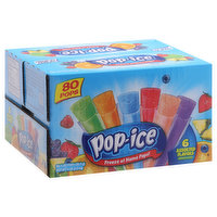 Pop-Ice Pops, Assorted Flavors - 80 Each 