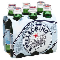 Sanpellegrino Mineral Water, Sparkling, Natural - 6 Each 