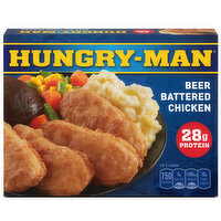 Hungry-Man Beer Battered Chicken Frozen Dinner - 14.5 Ounce 