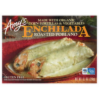 Amy's Frozen Roasted Poblano Enchilada, Gluten Free, 9.1 oz.