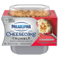 Philadelphia Cheesecake Crumble, Strawberry - 2 Each
